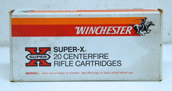 Full Box Winchester .25-35 Winchester 117 gr. Soft Point Cartridges Ammunition...