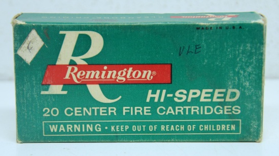 Full Vintage Box Remington .348 Win. 200 gr. SP Cartridges Ammunition...