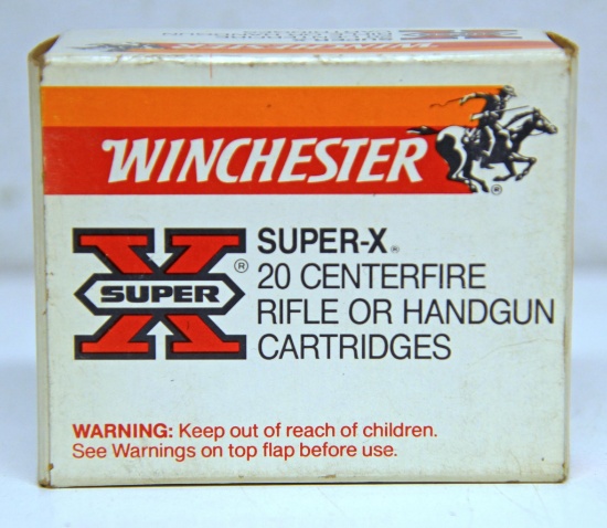 Full Box Winchester .44 Rem. Mag. 240 gr. Hollow Soft Point Cartridges Ammunition...