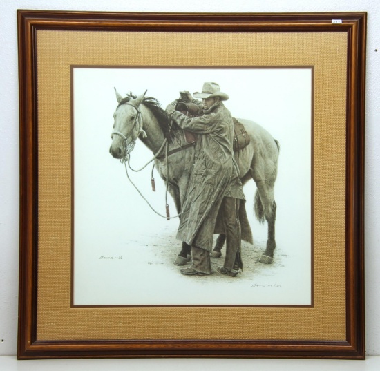 James Bama Limited Edition Cowboy Print 719/1250, 27"x28",...LOCAL PICKUP ONLY, NO SHIPPING!!!...