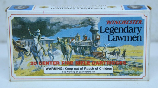 Full Box Winchester Legendary Lawmen Commemorative .30-30 150 gr. SilverTip Cartridges Ammunition...