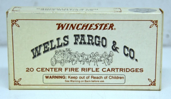 Full Box Winchester Wells Fargo & Co. .30-30 150 gr. SilverTip Cartridges Ammunition...
