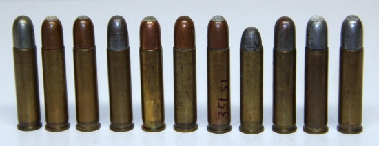 11 Mixed Rounds .351 SLR Winchester Collector Cartridges Ammunition...