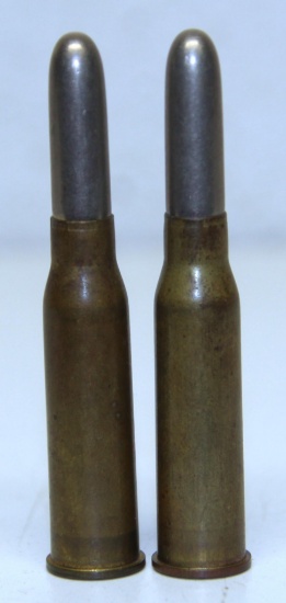 2 8x50R Austrian Mannlicher...Collector Cartridges Ammunition, Headstamp Marked M8 and 1937...