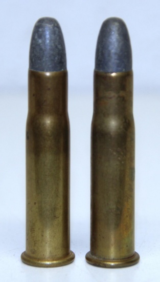 2 .44-70 Sharps Collector Cartridges Ammunition, 1 has Primer Dented...