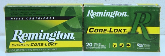 2 Full Boxes Remington .270 Win. 130 gr. Core-Lokt PSP Cartridges Ammunition...