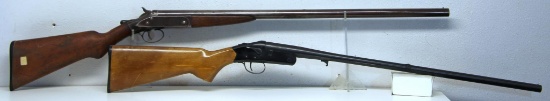 Hopkins & Allen 12 Ga. Single Shot Shotgun and Savage Model 220L-E 20 Ga. Single Shot Shotgun...
