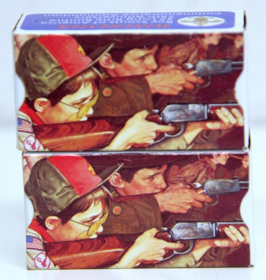 2 Full Vintage Boxes Winchester Boy Scouts of America 75th Anniversary Commemorative .22 LR