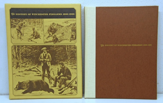 The History of Winchester Firearms 1866-1966 Book w/Hard Cover Case, 3rd Edition by George R.