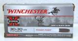 Full Box Winchester Super X .30-30 Win. 170 gr. Power-Point Cartridges Ammunition...