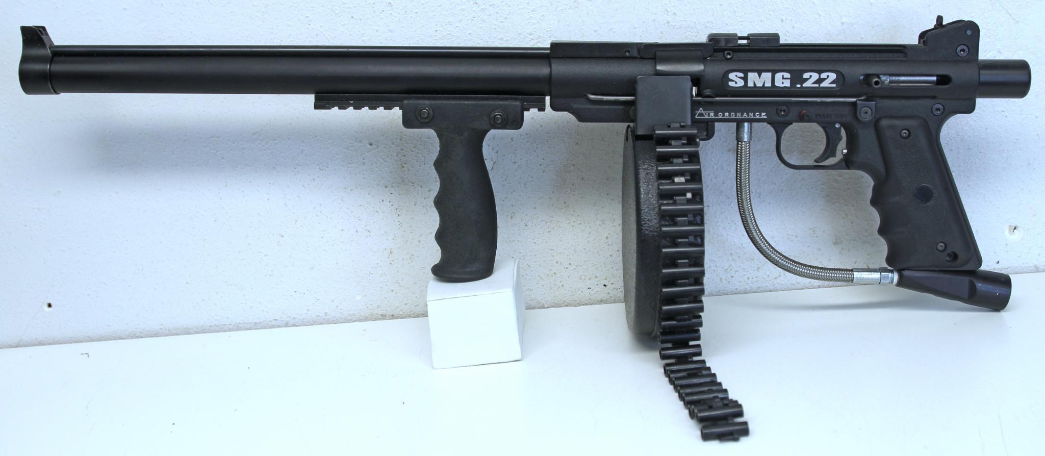 AirOrdnance SMG 22 Belt Fed .22 Cal. Pellet Gun Proxibid