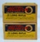2 Full Vintage Boxes Western .22 LR Army Lots Cartridges Ammunition...