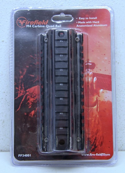 Firefield M4 Carbine Quad Rail, Works on all AR-15 Platform Rifles, New in Box...