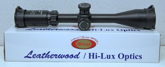 Leatherwood Hi-Lux Optics 4-16 x 44 Scope - Side-Focus Professional Mil-Dot BDC Reticle, New in Box.