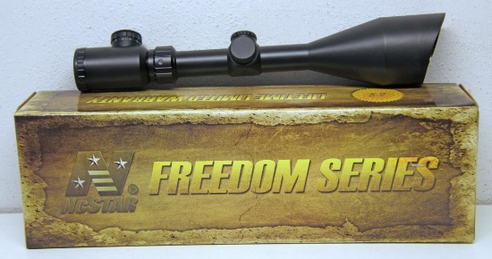 NcSTAR Freedom Series 3-12x56E Rifle Scope, New in Box...
