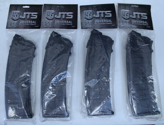 4 New JTS Universal AKJTS 12 Ga. 10 Round High Capacity Magazines...