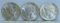 3 1922 Peace Dollars...