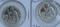 2 Silver 1937 French Indo-China 20 Cent Coins, Both Coins Drilled...
