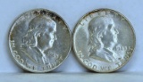 1948, 1948 D Franklin Half Dollars...