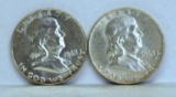 1963, 1963 D Franklin Half Dollars...