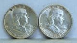 1948, 1948 D Franklin Half Dollars...