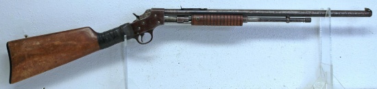 Stevens Visible Loader .22 S, L, LR Pump Action Rifle... Crack in Wrist of Stock, Wrapped with Old