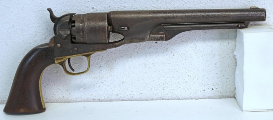 Civil War Colt 1860 Army .44 Cal. Percussion Revolver w/Colt Letter... 8" Barrel... Single Line Barr