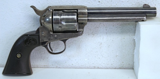 1st Gen. Colt Single Action Army .32 WCF Revolver... 5 1/2" Barrel... Single Line Barrel Address... 