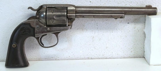 Colt Bisley Single Action Army .38 WCF Revolver w/Colt Letter... 7 1/2" Barrel... Single Line Barrel
