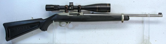 Ruger...10/22 .22 LR Semi-Auto Carbine Rifle w/Synthetic Paddle Stock & Nikon Buckmasters...Scope...