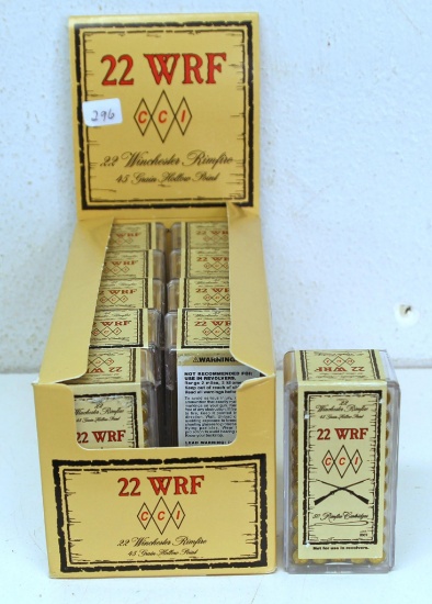 Full 500 Round Case CCI .22 WRF (.22 Win. Rim Fire) .45 gr. HP Cartridges Ammunition...