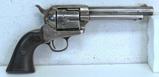 Colt 1st Gen. Single Action Army .45 Colt Revolver... 5 1/2" Barrel... Single Line Barrel Address...