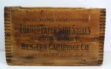 Western Cartridge Co 10 Ga. Shotshell Wooden Ammo Box...