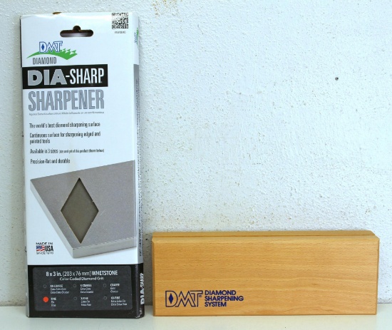 DMT Diamond DIA-SHARP 8x3" Fine Whetstone Sharpener, DMT 8" Fine Diamond Whetstone Sharpener with