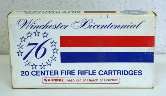 Full Box Winchester '76 Bicentennial .30-30 150 gr. Silver-Tip Cartridges Ammunition...