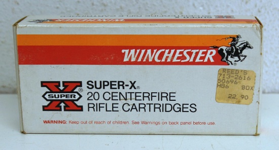 Full Box Winchester Super-X .356 Winchester 250 gr. Power-Point SP Cartridges Ammunition...