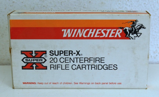 Full Box Winchester .338 Win. Mag. 200 gr. Power-Point SP Cartridges Ammunition...