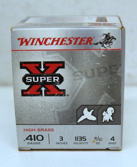 Full Box Winchester Super-X .410 Ga. 3" 4 Shot Shotshells Ammunition...