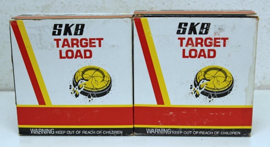 Two Full Vintage Boxes Federal SKB Target Load 12 Ga. 2 3/4" 9 Shot Shotgun Shells Ammunition...