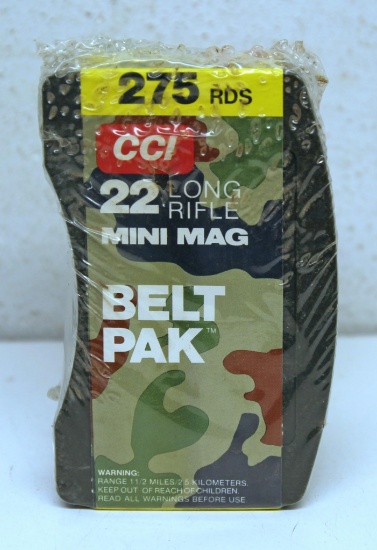 275 Round Belt Pack CCI .22 LR Mini-Mag Cartridges Ammunition...