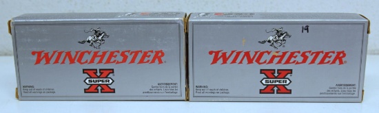 Full Box and Partial Box of 19 Winchester Super-X .38-55 Win. 255 gr. SP Cartridges Ammunition...