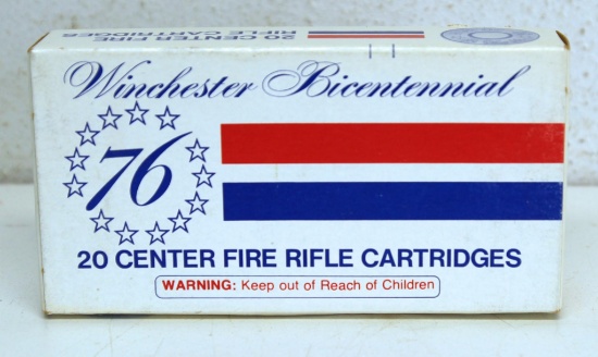 Full Box Winchester Commemorative Bicentennial '76 .30-30 150 gr. SilverTip Cartridges Ammunition...