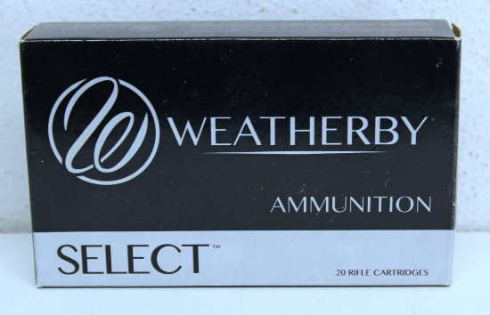 Full Box Weatherby Select .240 Wby Magnum 100 gr. Ultra High Velocity Cartridges Ammunition...