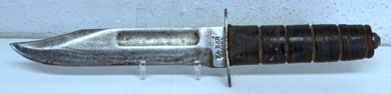 World War II U.S.N. (Navy) Ka-bar Fighting Knife - No Sheath...