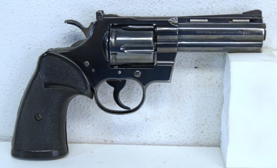 Colt Python .357 Magnum Double Action Revolver... Law Enforcement Service Gun... 4" Barrel... Blued