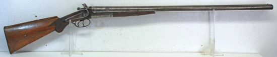 Janssen Sons and Co. 12 Ga. Double Barrel External Hammer Black Powder Shotgun... 30" Barrels... SN#