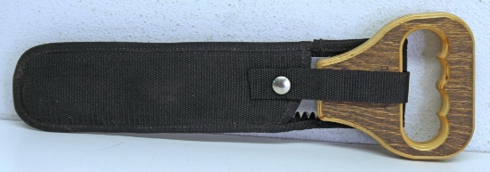 Dandy Limb Saw with Wood Handle and Nylon Sheath, 10" Blade...