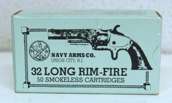 Full Box Navy Arms Co. .32 Long Rimfire Cartridges Ammunition...