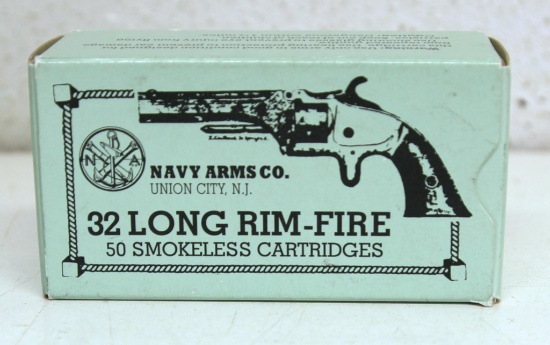 Full Box Navy Arms Co. .32 Long Rimfire Cartridges Ammunition...