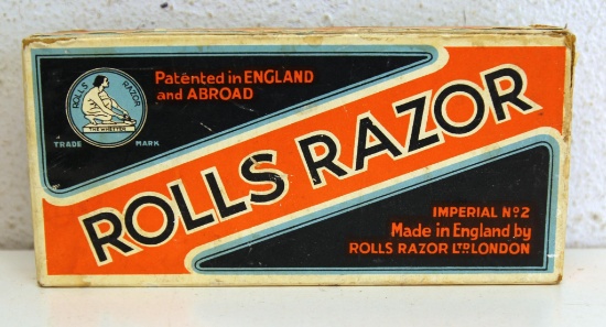 Vintage Collectible Rolls Razor Imperial No. 2 Razor Blade Sharpener in Original Box...
